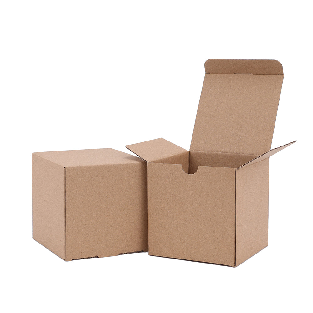 Candle Box 100 x 100 x 100mm Brown B437