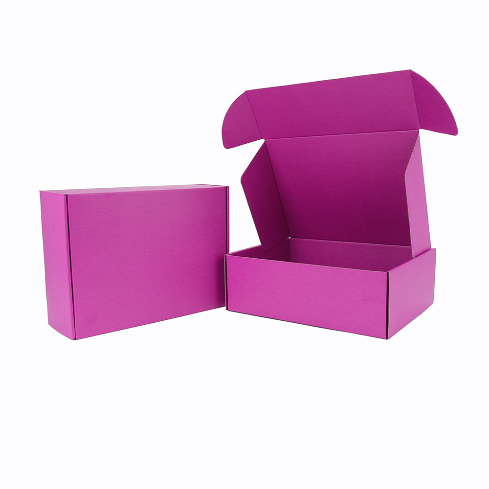 310 x 230 x 105mm A4 Tuck Full Purple Mailing Box B271
