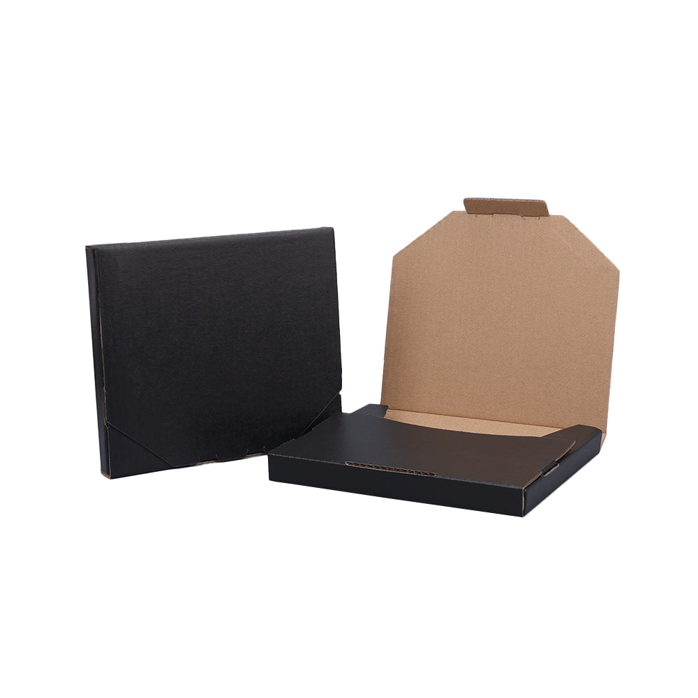 152 x 132 x 16mm Black Superflat Mailing Box Letter Gauge Mailer B280