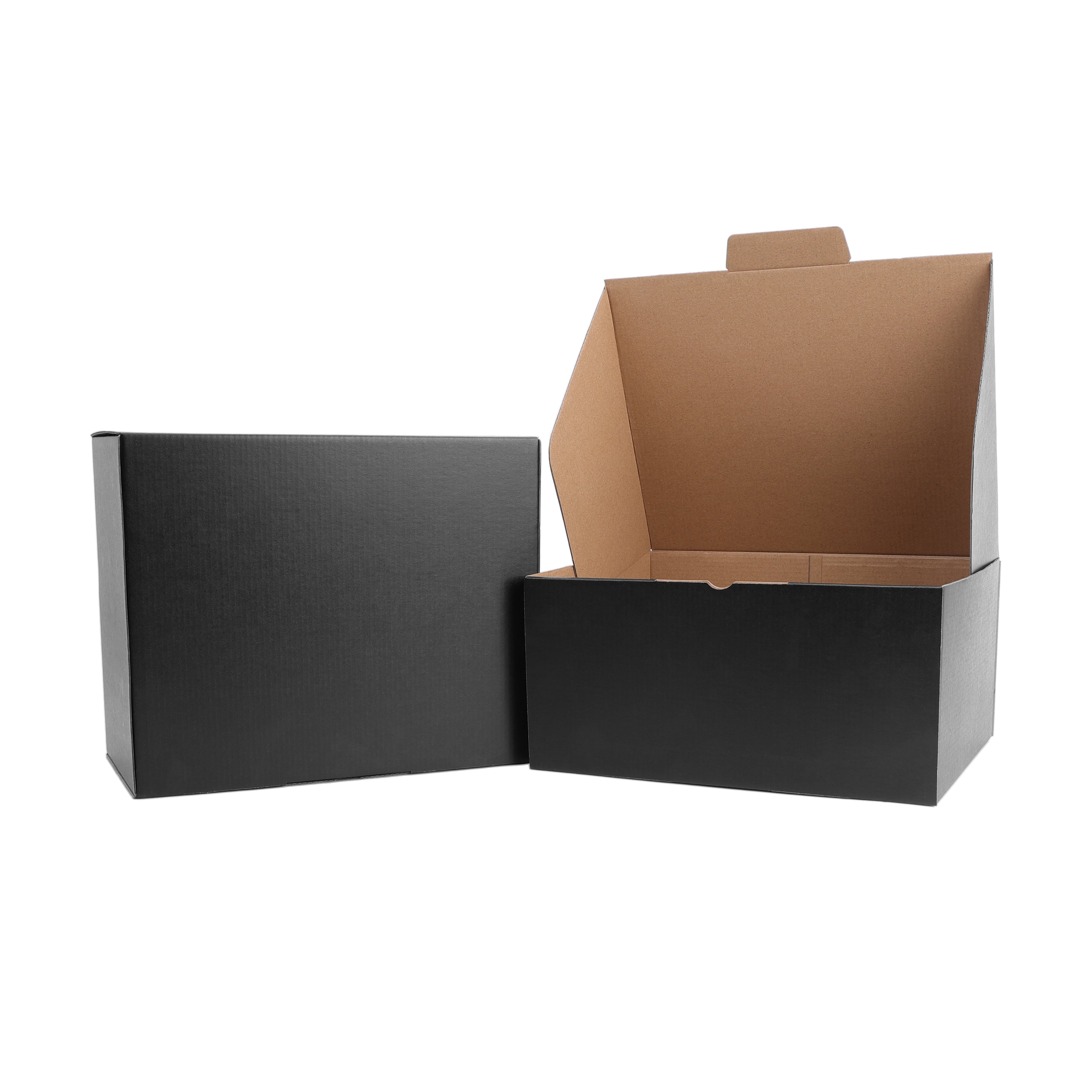310 x 250 x 150mm A4 Die Cut Black Mailing Box B373