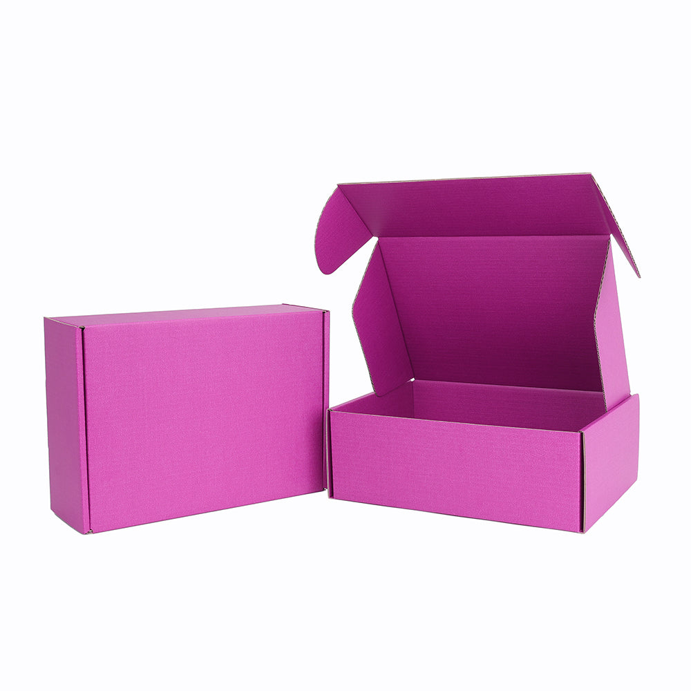 220 x 160 x 77mm A5 Premium Tuck Full Purple Postal Box B270