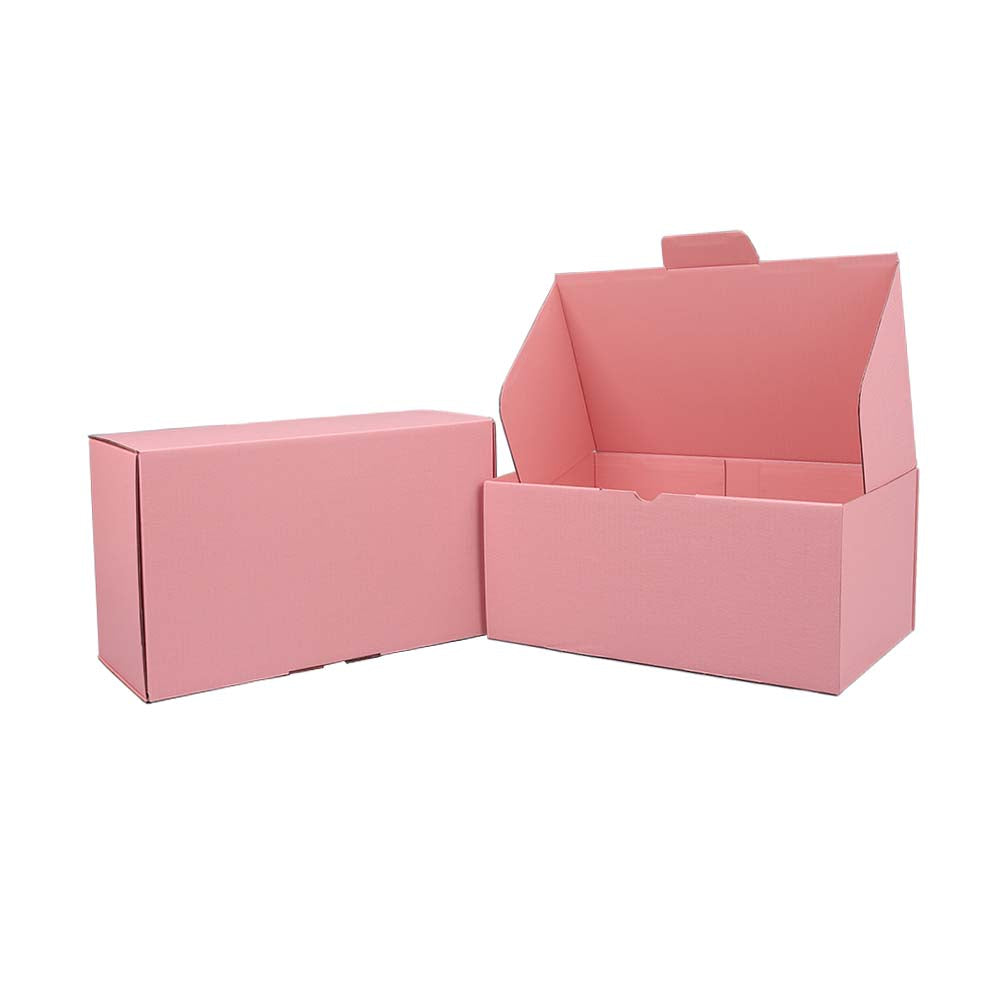 270 x 160 x 120mm Die cut Full Rose Pink Mailing Box B26
