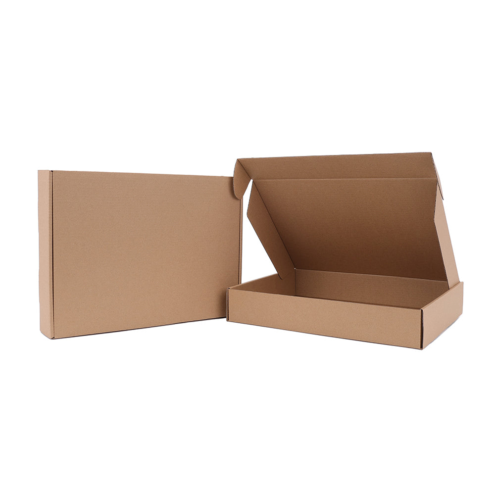 310 x 230 x 52mm A4 Tuck Front Brown Mailing Box B126