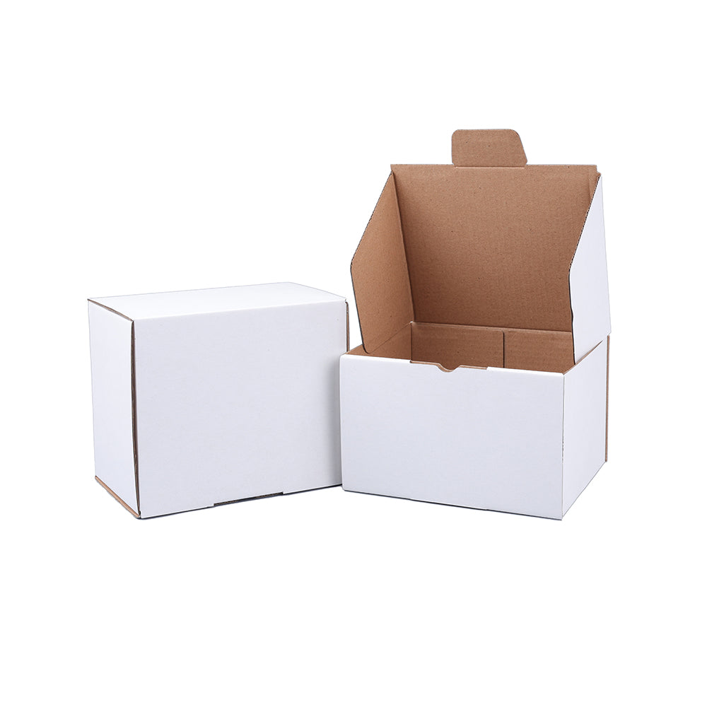 152 x 127 x 95mm Die Cut White Mailing Box B129
