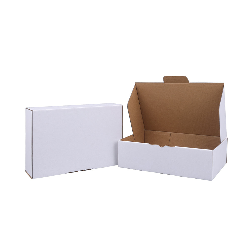 280 x 180 x 80mm Die cut White Mailing Box B252