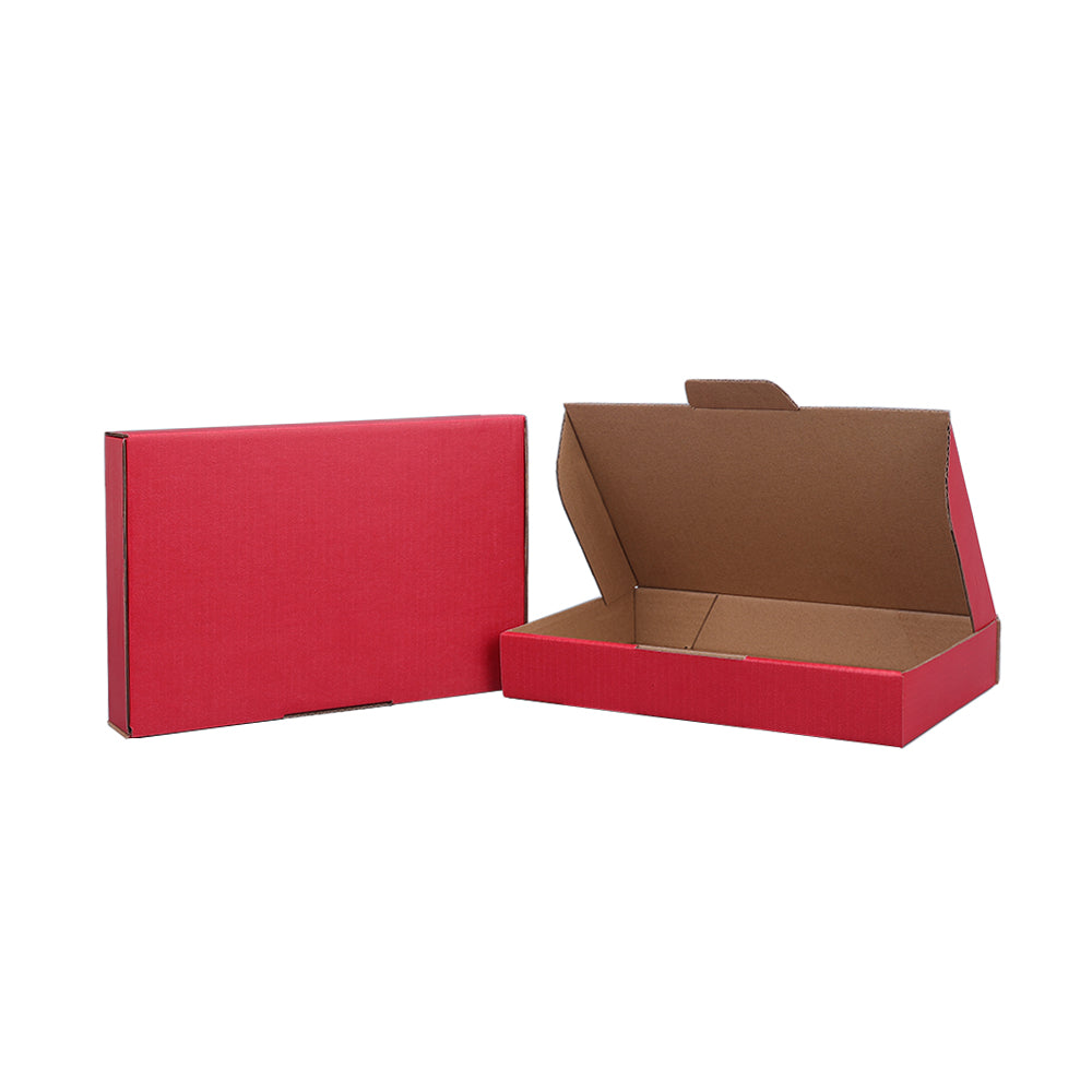 220 x 145 x 35mm Die cut Red Mailing Box B171