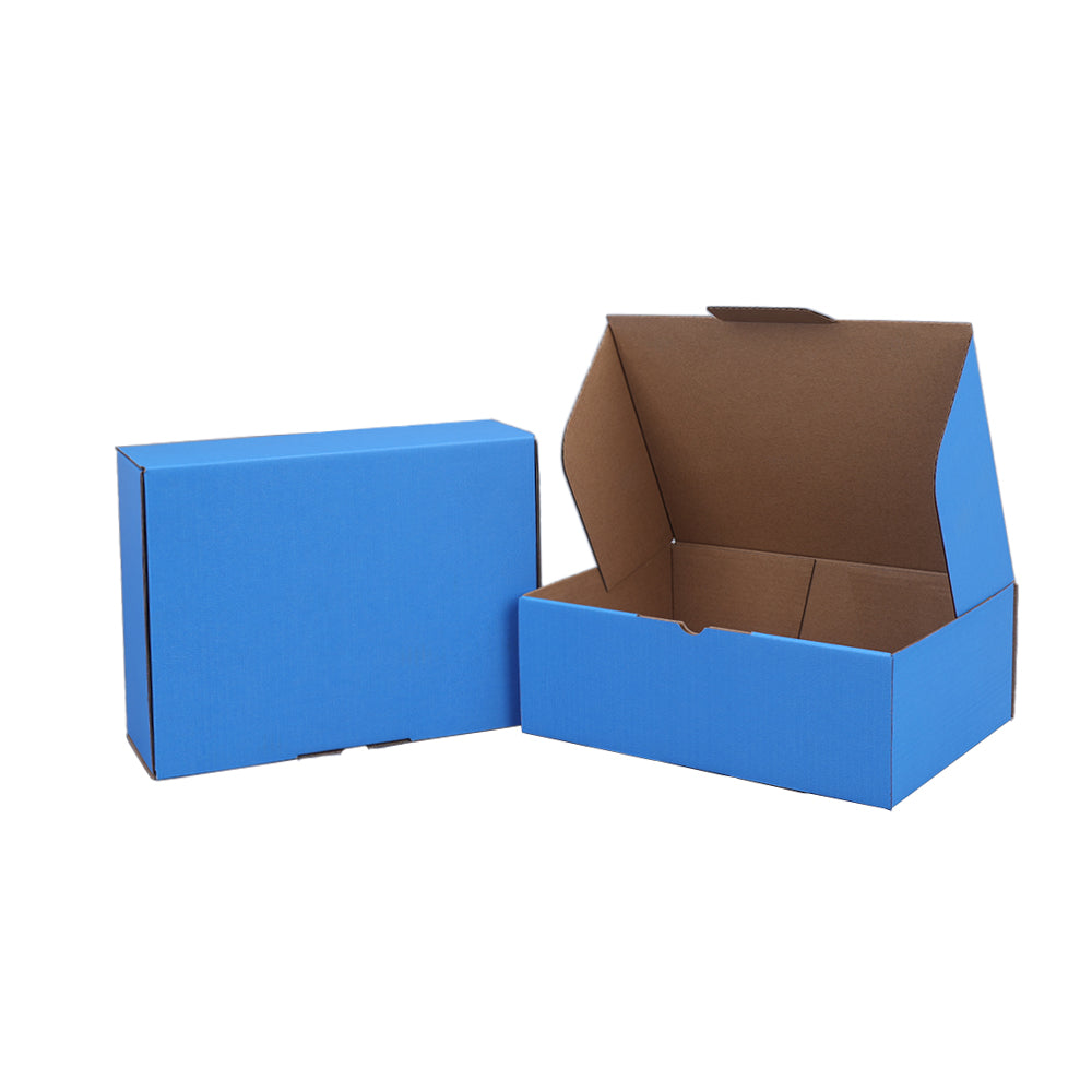 220 x 160 x 77mm A5 Die cut Blue Mailing Box B58