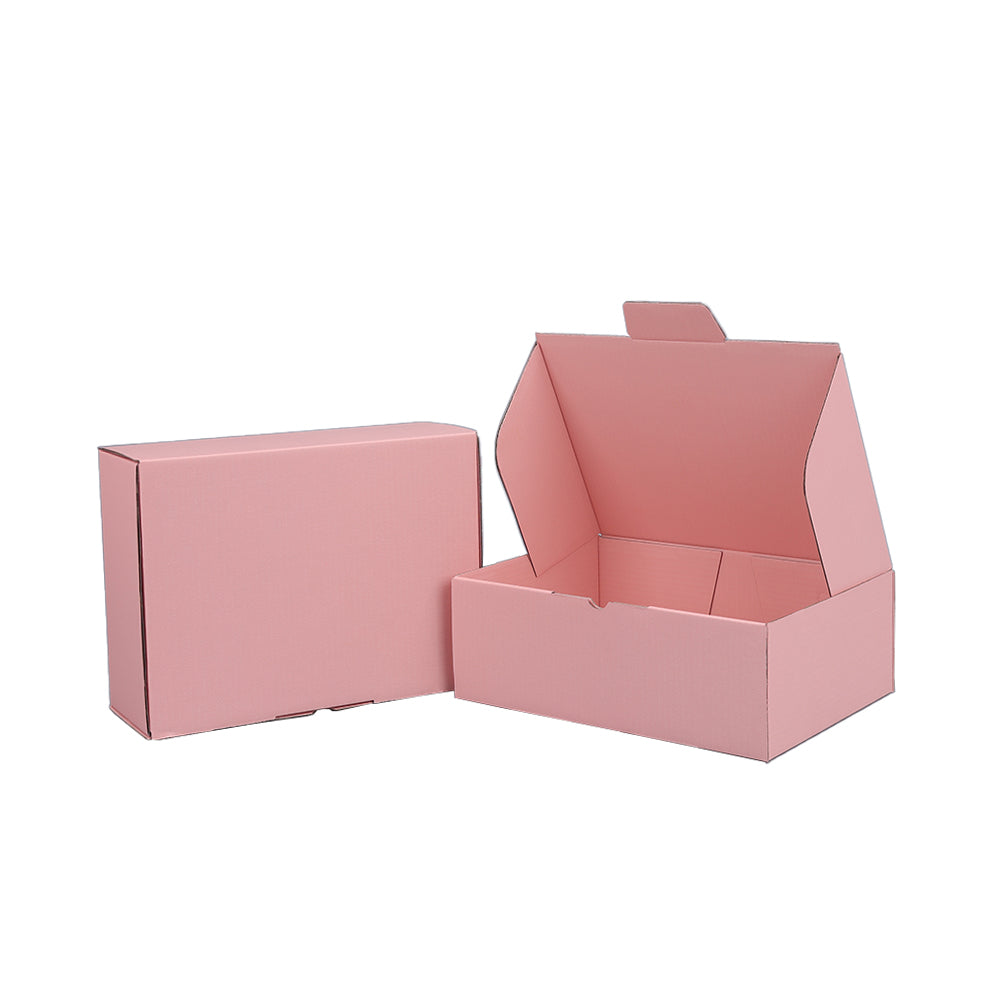 220 x 160 x 77mm A5 Die cut Full Rose Pink Mailing Box B23