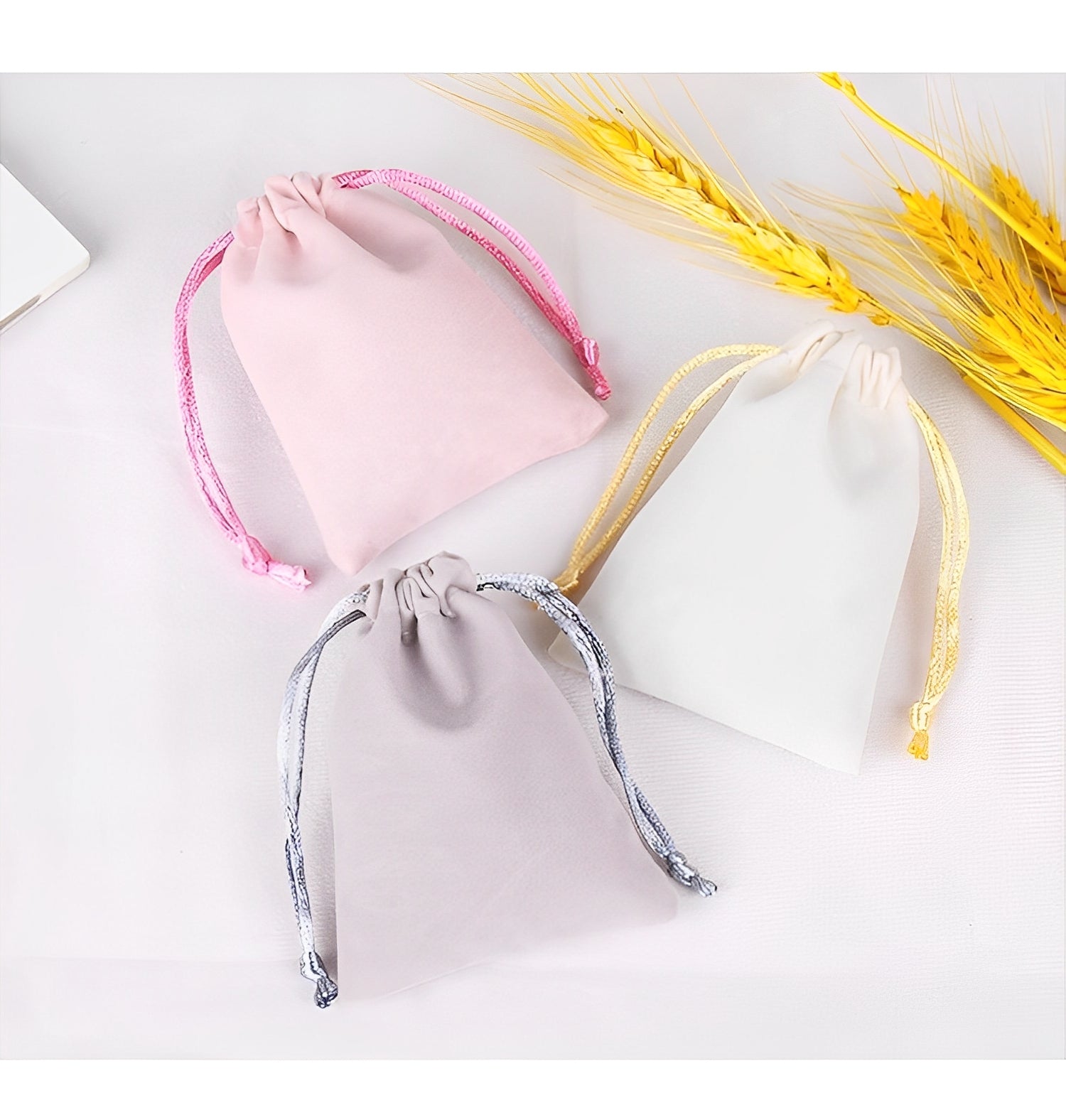 Velvet Bag 80 x 100mm Wine Red M295 x 200pcs