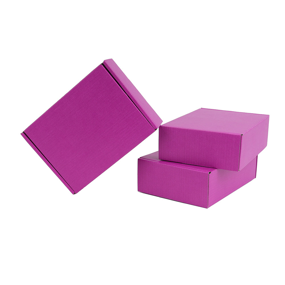 174 x 128 x 53mm Premium Tuck Full Purple Postal Box B265