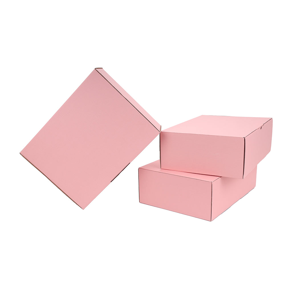 310 x 230 x 105mm A4 Die cut Rose Pink Mailing Box B285