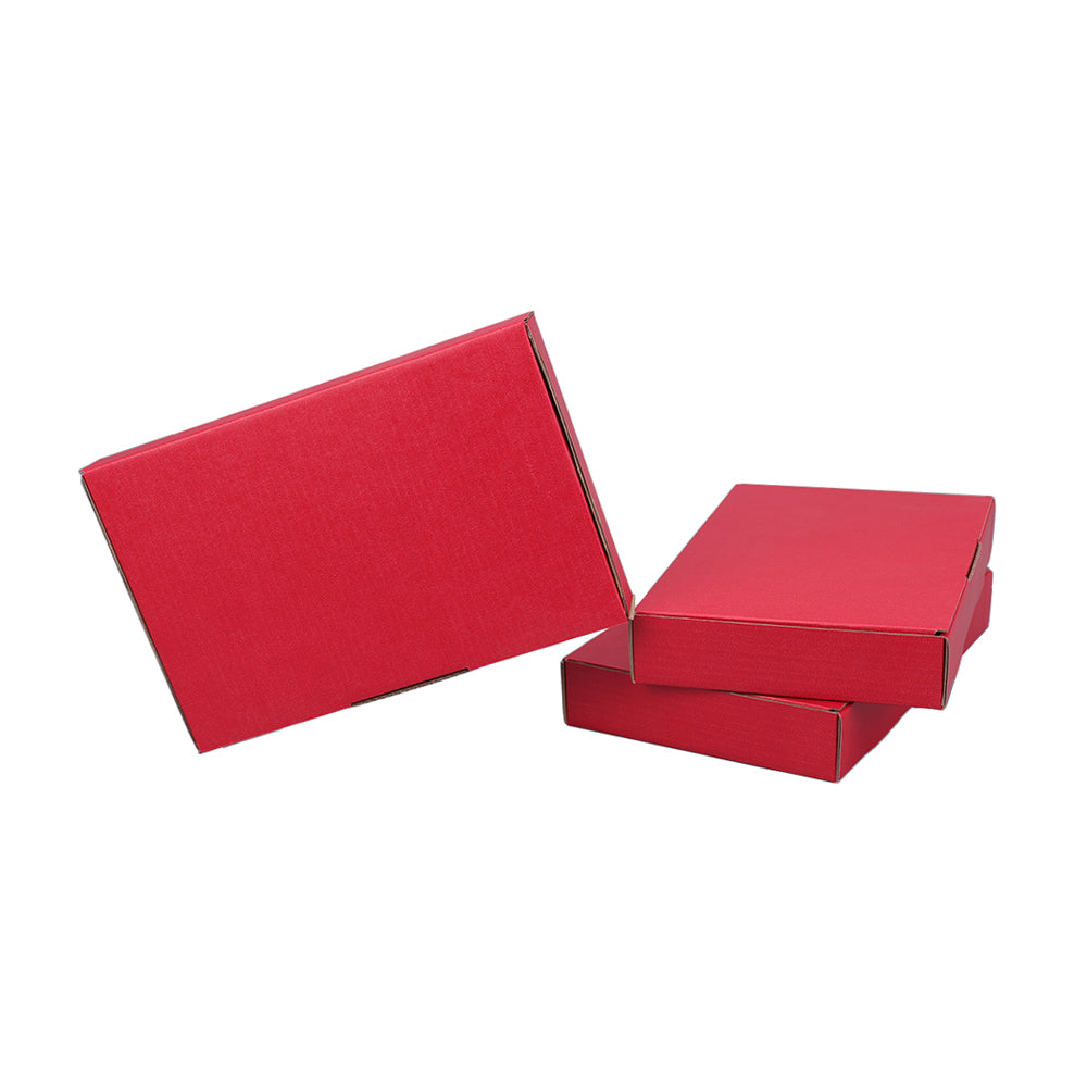 220 x 145 x 35mm Die cut Red Mailing Box B171