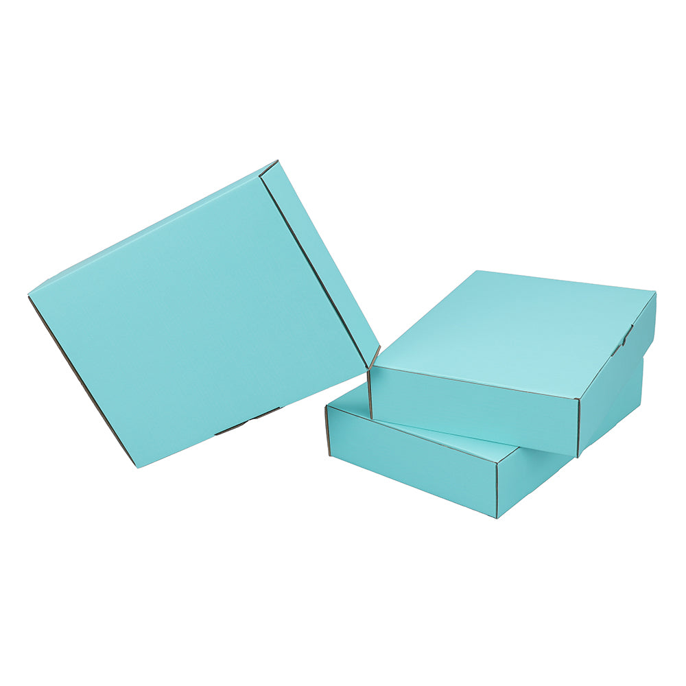 270 x 200 x 55mm Die cut Mint Blue Mailing Box B378
