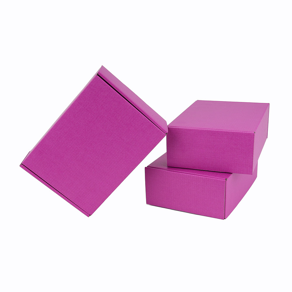 220 x 160 x 77mm A5 Premium Tuck Full Purple Postal Box B270