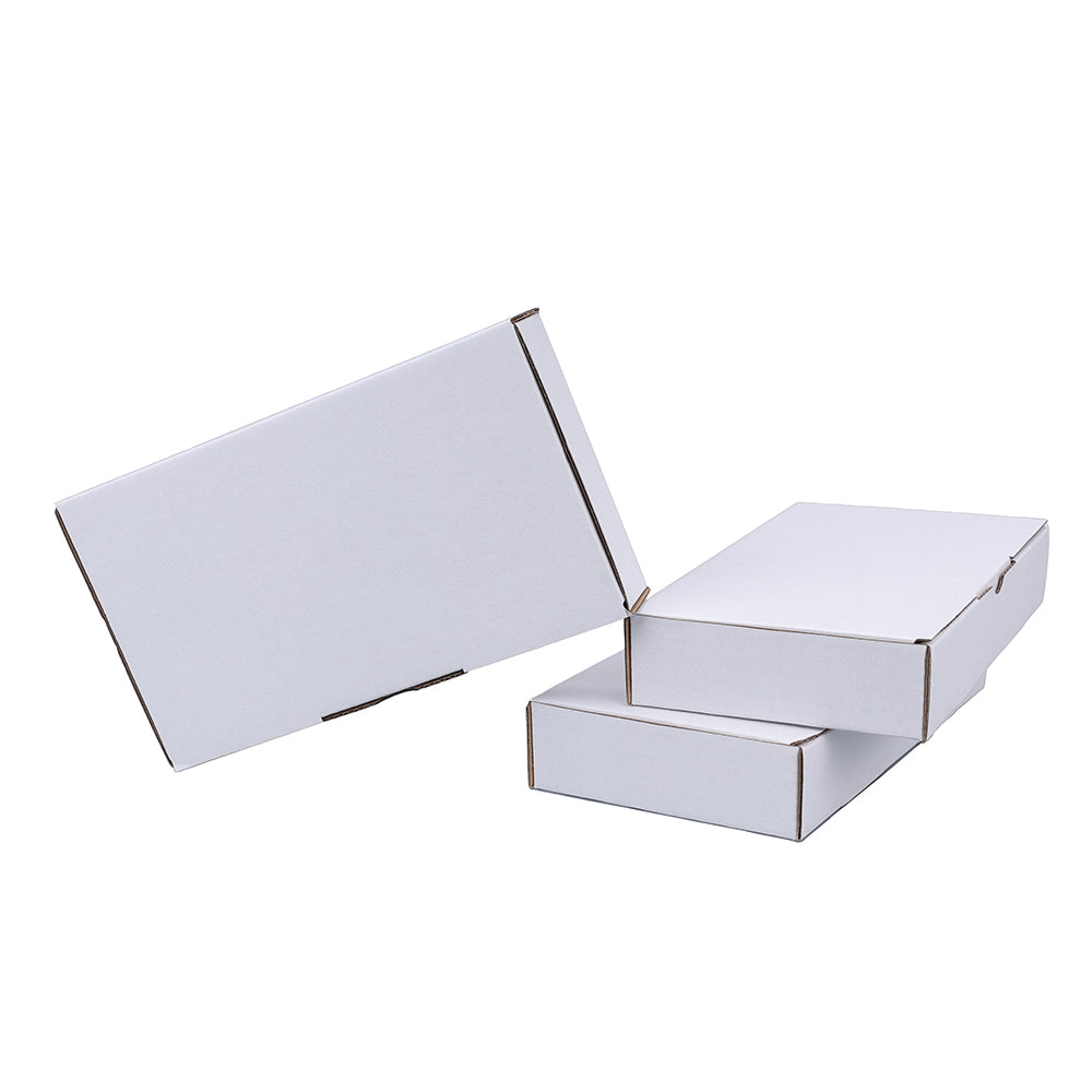 180 x 100 x 30mm Die cut White Mailing Box B127