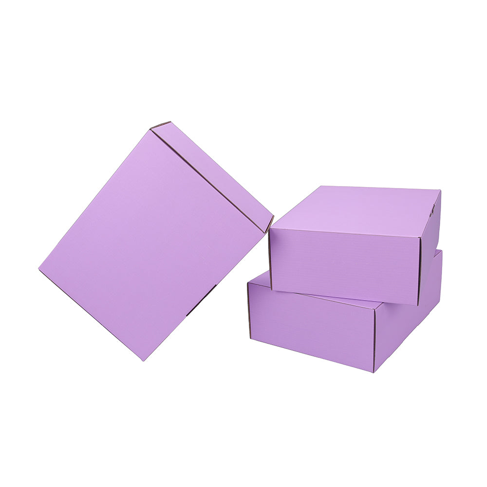 310 x 230 x 105mm A4 Die cut Lavender Mailing Box B387