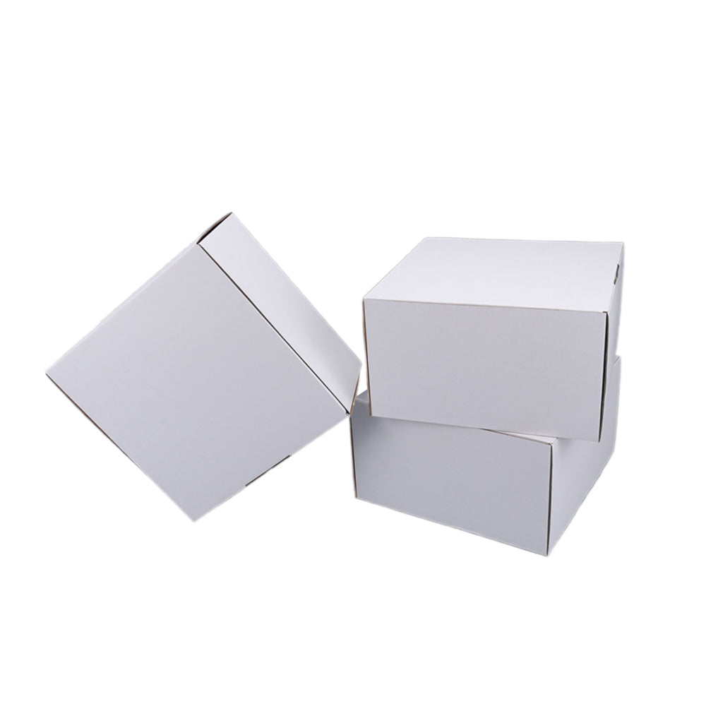 265 x 265 x 150mm Die cut White Mailing Box B128