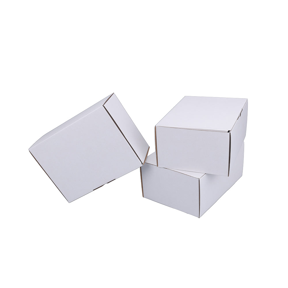 100pcs 220 x 160 x 100mm Diecut White Mailing Box B40