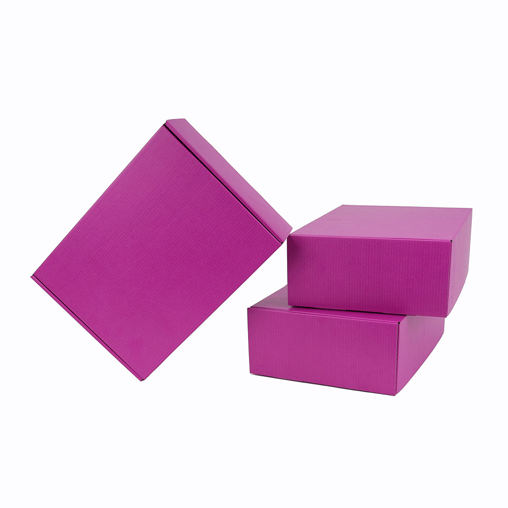 310 x 230 x 105mm A4 Tuck Full Purple Mailing Box B271