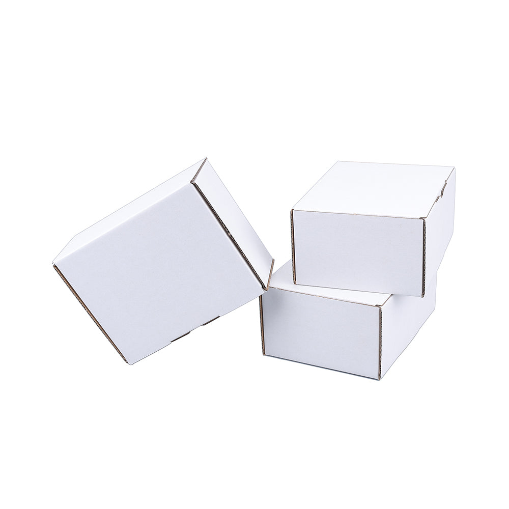 Die cut Mailing Box 128 x 97 x 60mm White B115