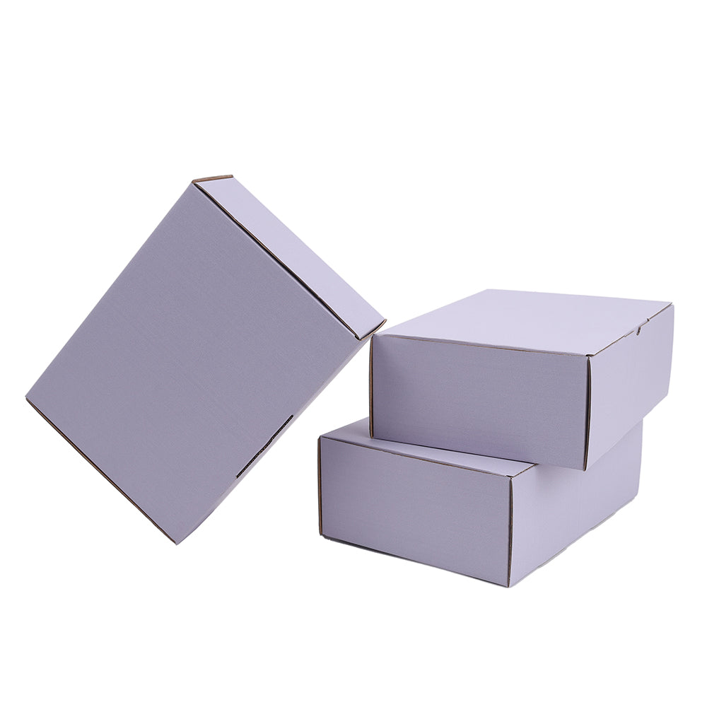 220 x 160 x 77mm A5 Die cut Modern Grey Mailing Box B374