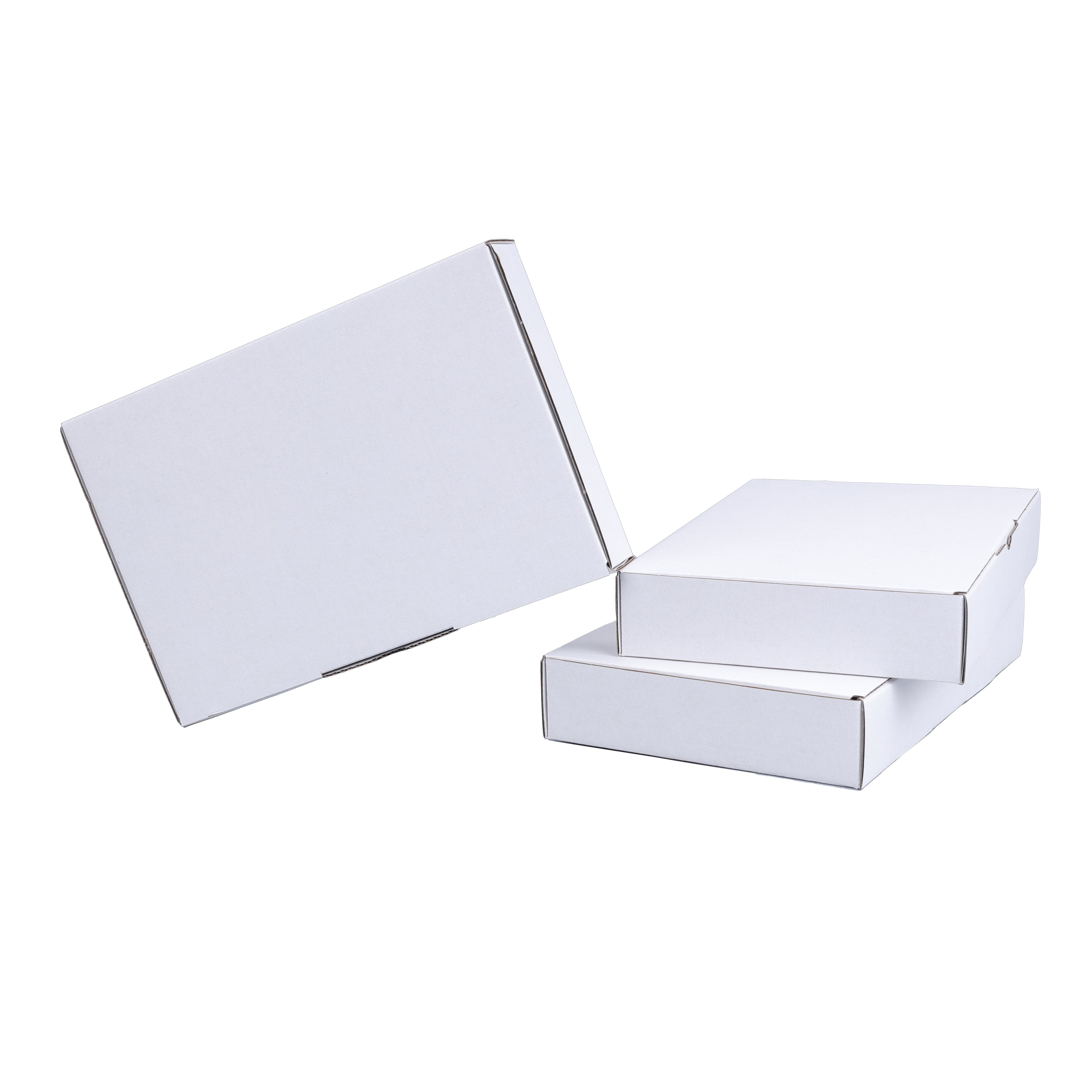 220 x 145 x 35mm Die cut Full White Mailing Box B290