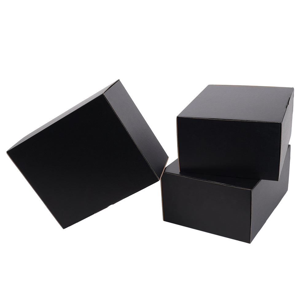 310 x 250 x 150mm A4 Die Cut Black Mailing Box B373