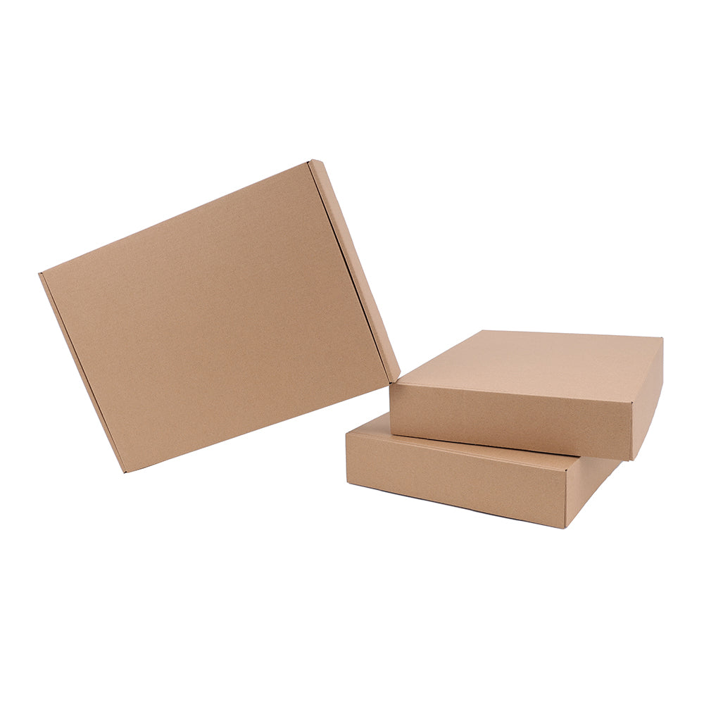 310 x 230 x 52mm A4 Tuck Front Brown Mailing Box B126