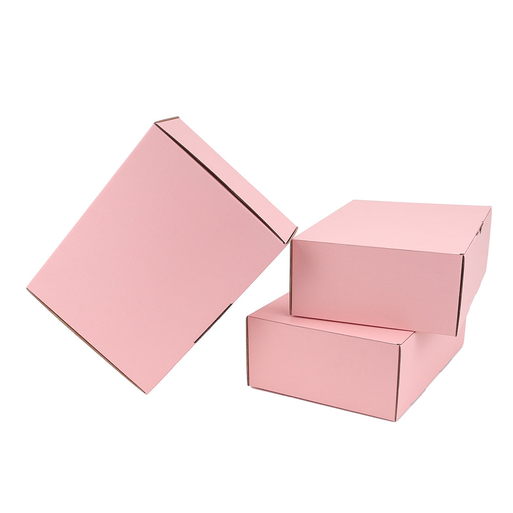 270 x 200 x 95mm Die cut Rose Pink Mailing Box B320