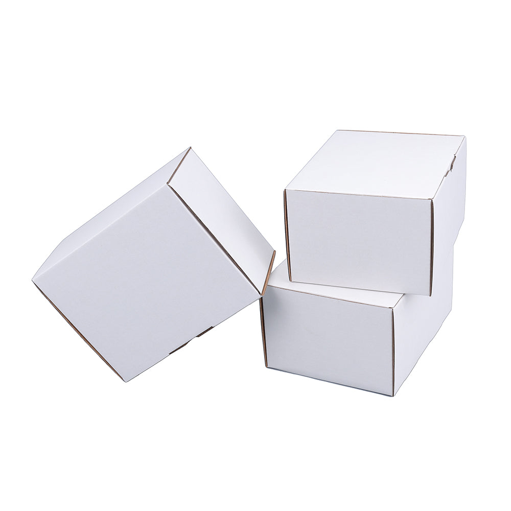 176 x 135 x 95mm Die cut White Mailing Box B117