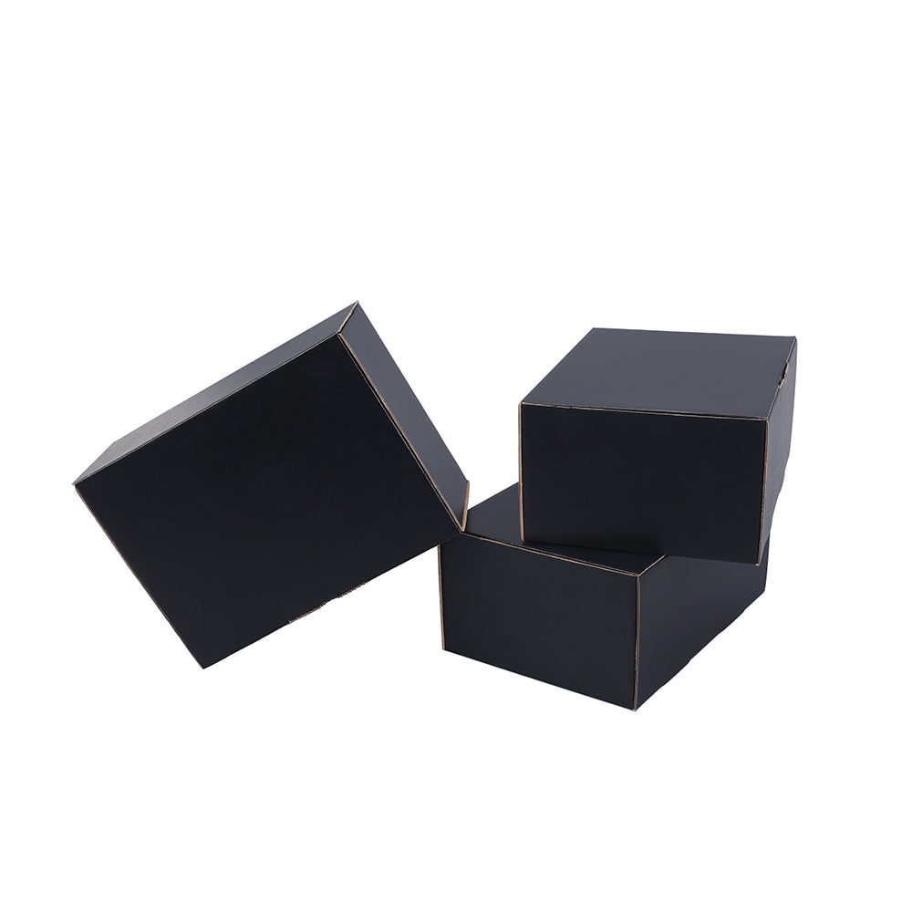 220 x 160 x 100mm A5 Die cut Black Mailing Box B181