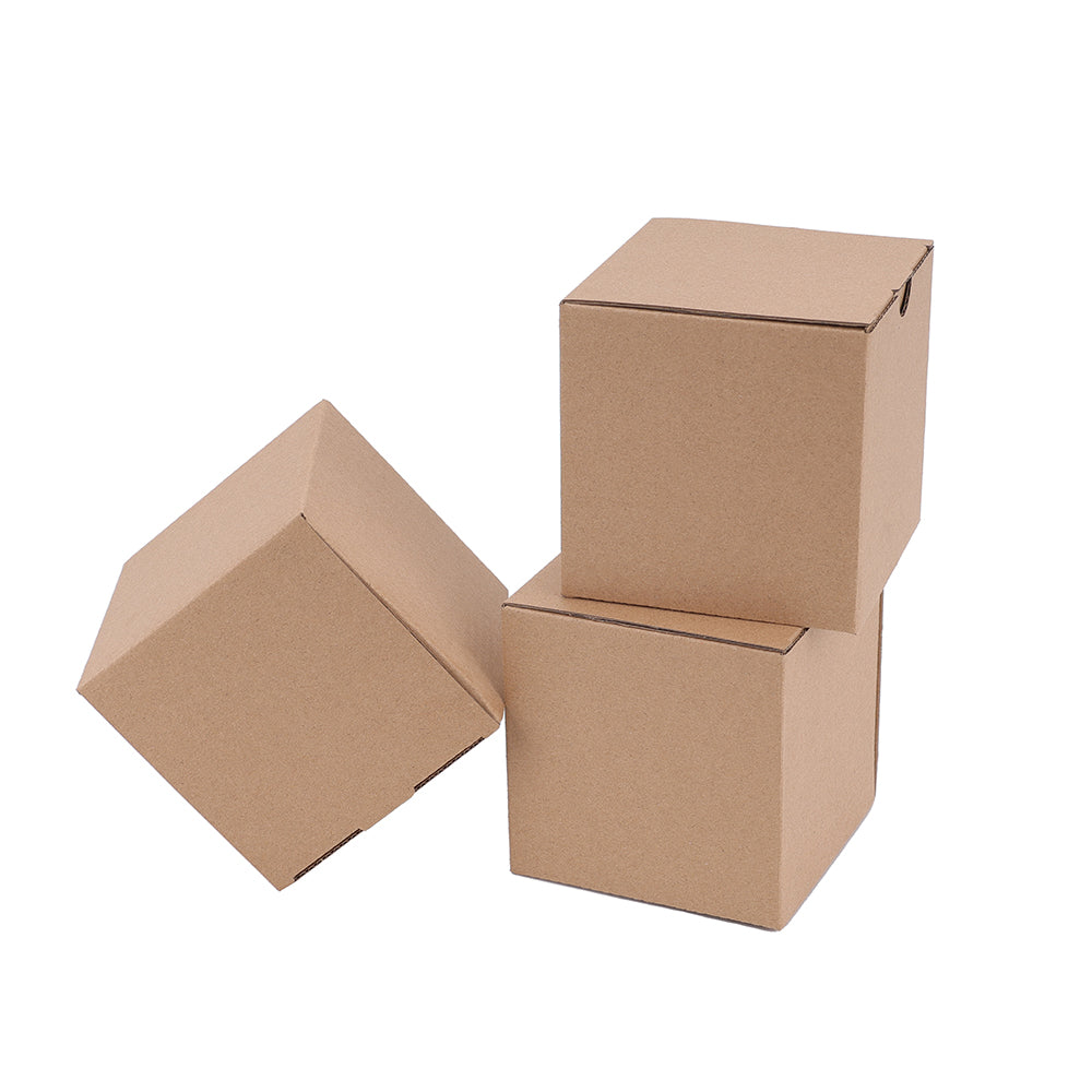 Candle Box 100 x 100 x 100mm Brown B437