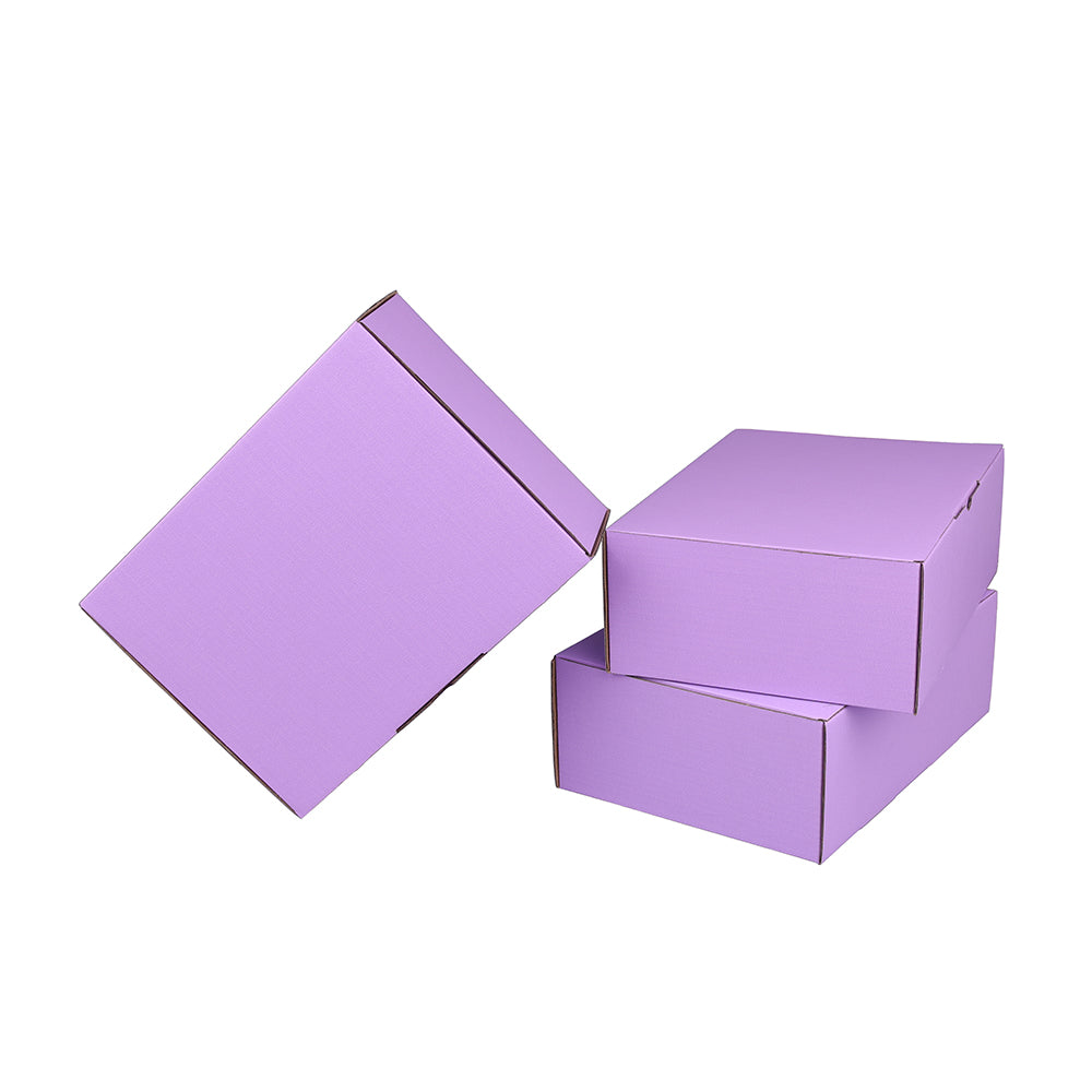 220 x 160 x 77mm A5 Die cut Lavender Mailing Box B389