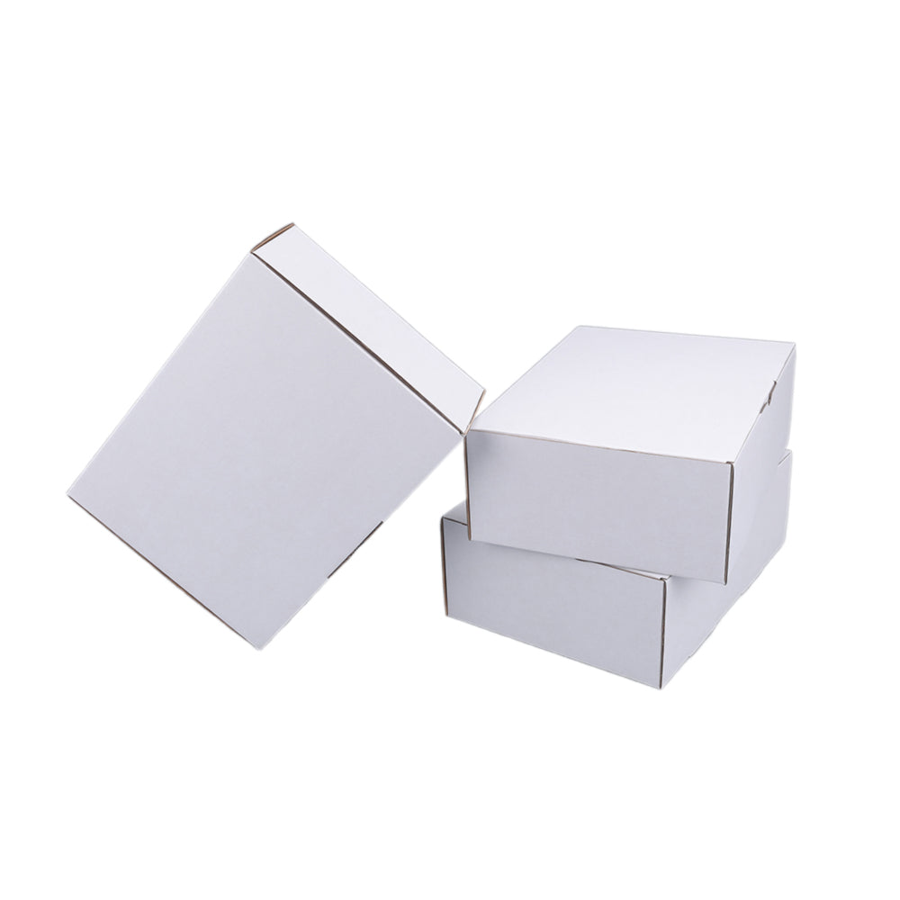 265 x 245 x 100mm Die cut White Mailing Box B99