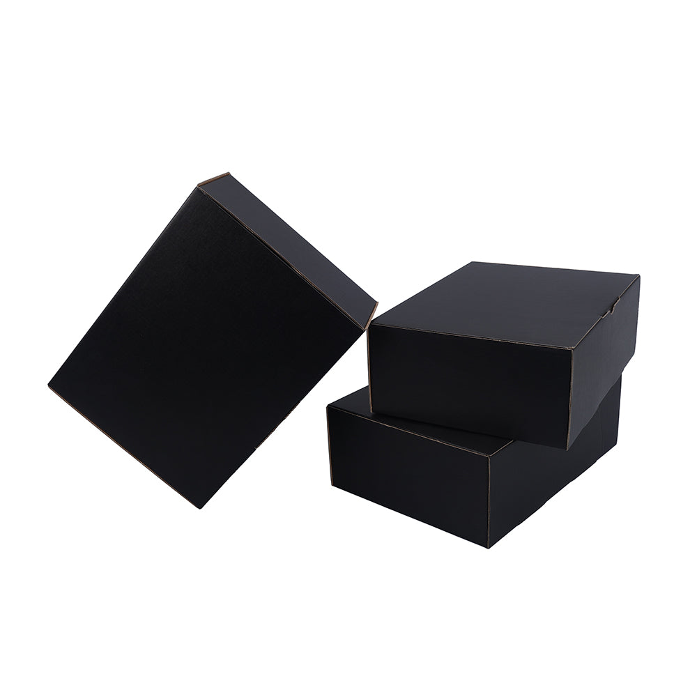 270 x 200 x 95mm Die cut Black Mailing Box B162