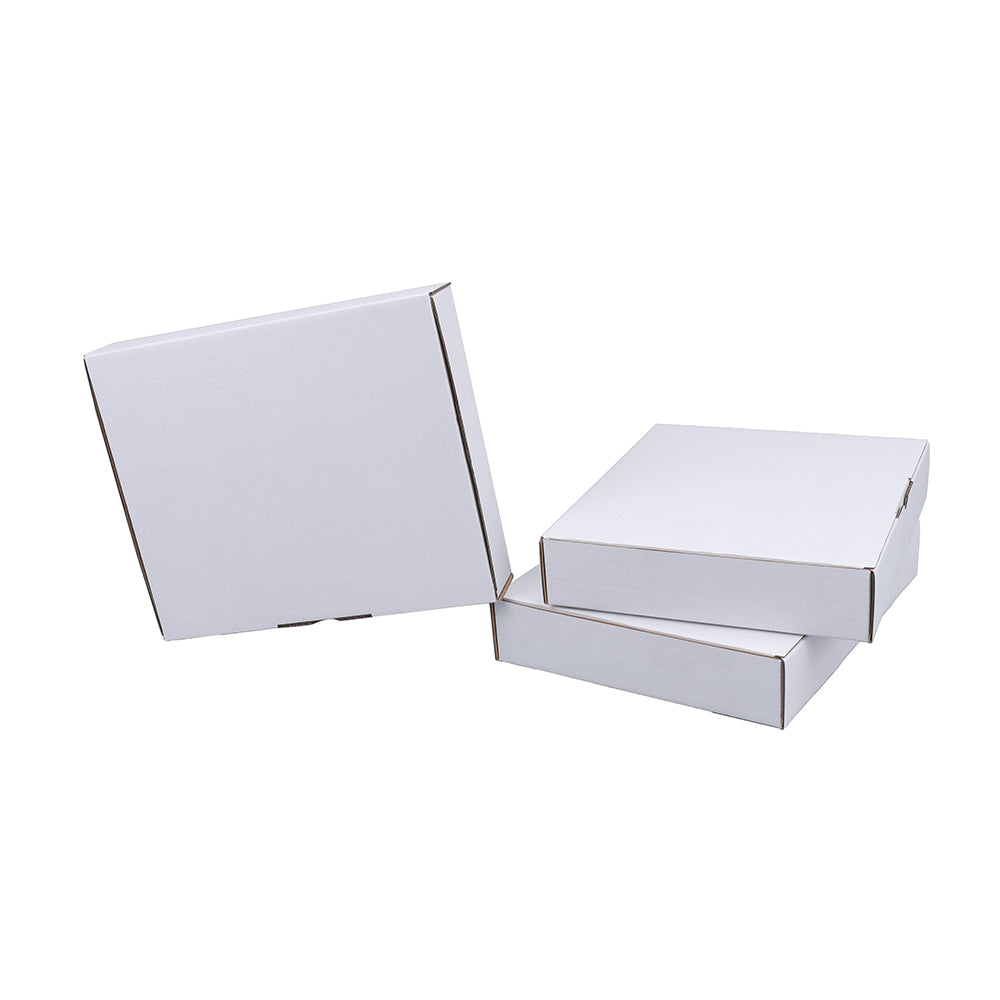 200 x 165 x 35mm Die cut White Mailing Box B39