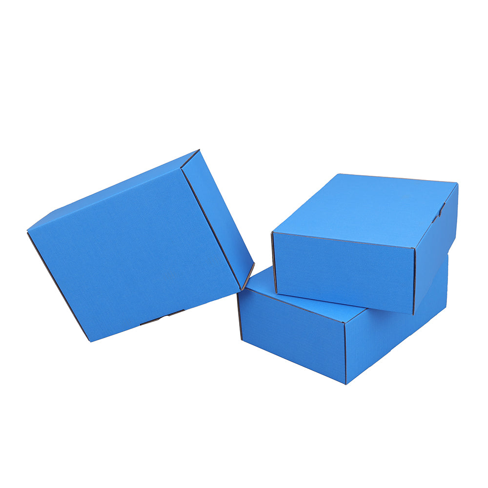 220 x 160 x 77mm A5 Die cut Blue Mailing Box B58