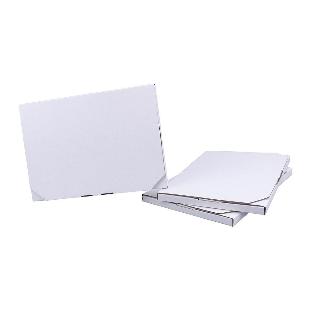 310 x 220 x 16mm A4 Superflat White Mailing Box B21
