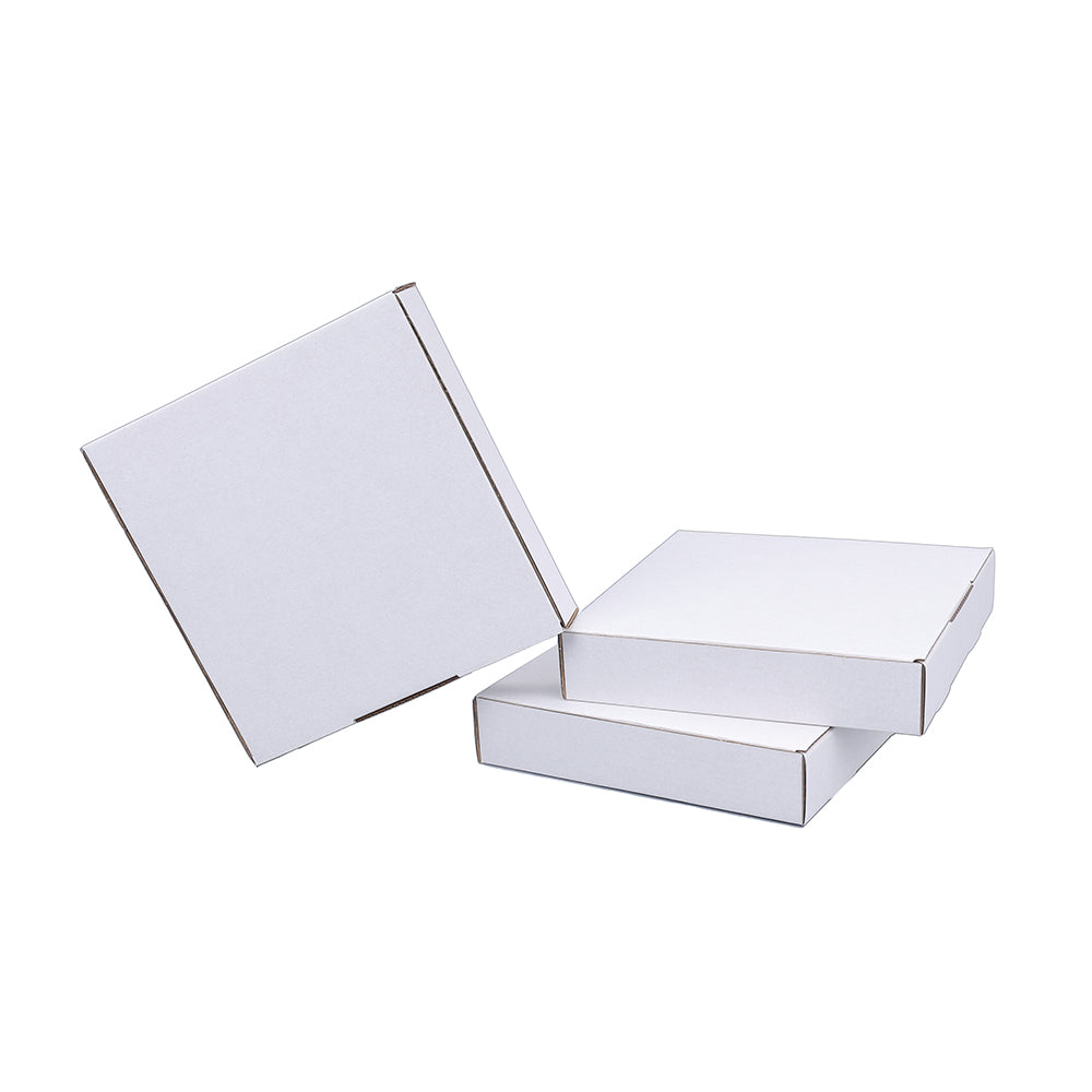 180 x 180 x 36mm Die cut White Mailing Box B131
