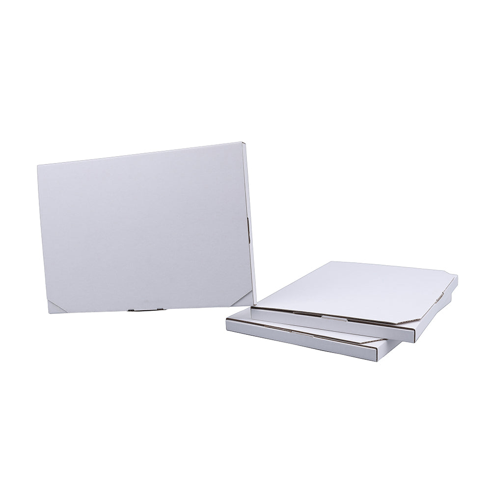 360 x 250 x 20mm B4 Superflat White Mailing Box B102