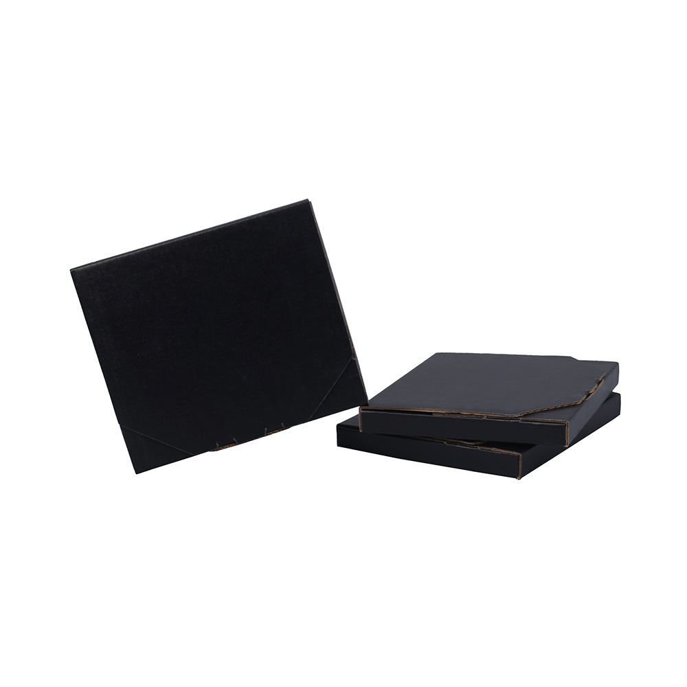 152 x 132 x 16mm Black Superflat Mailing Box Letter Gauge Mailer B280