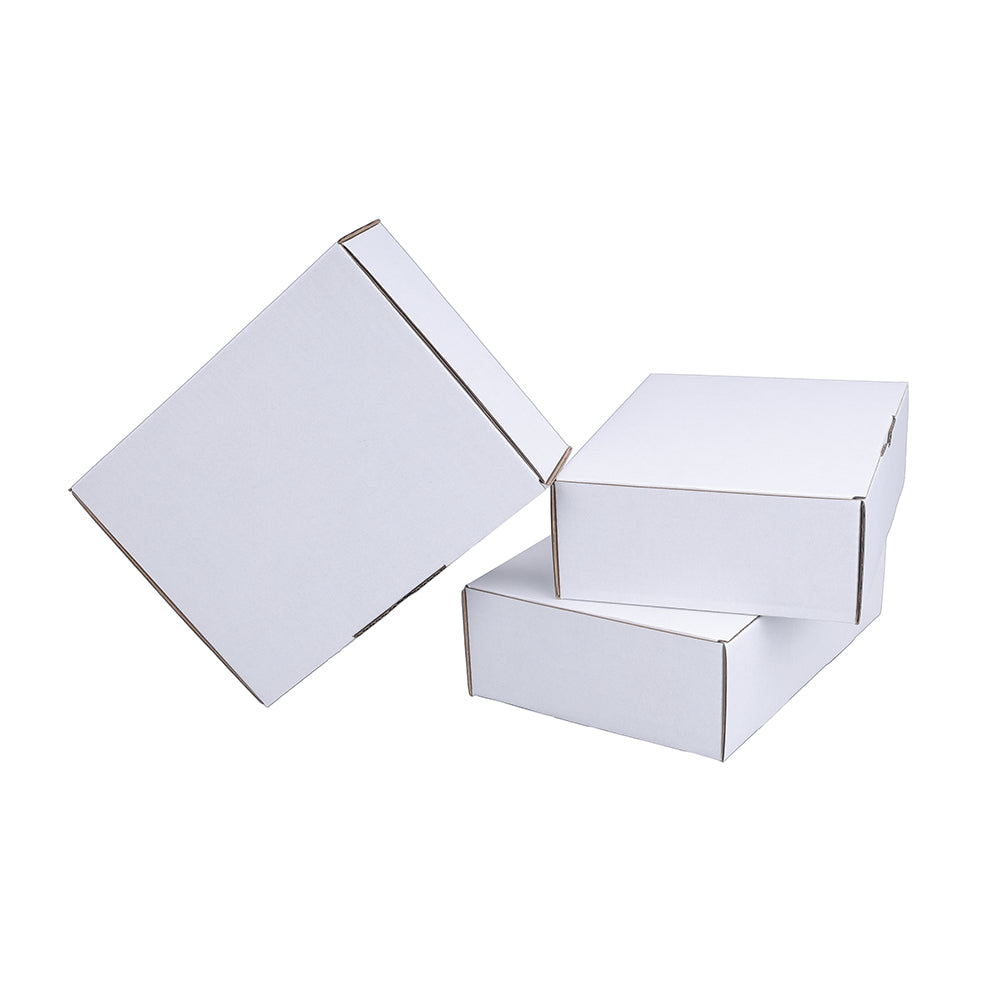 174 x 128 x 53mm Diecut Mailing Box White B17