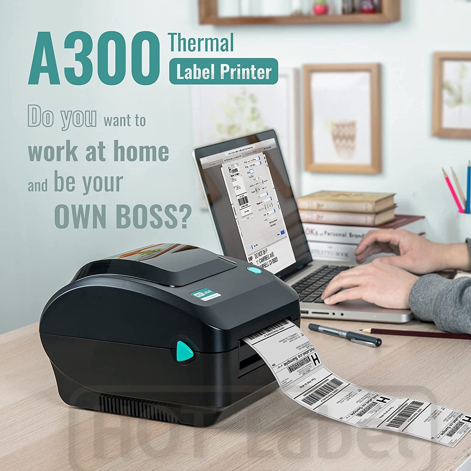 300 DPI Direct Thermal Label Printer A300
