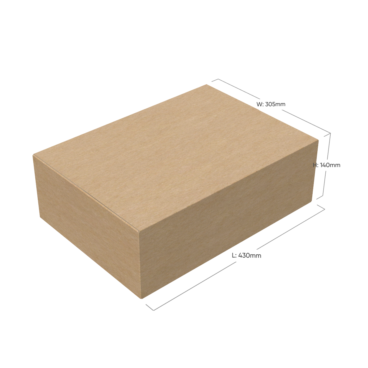 A3 Mailing Box 430 x 305 x 140mm
