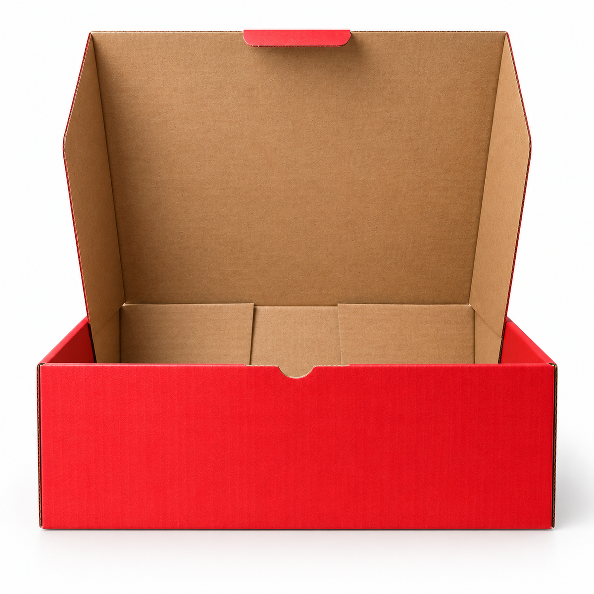 310 x 230 x 105mm A4 Die cut Red Mailing Box B61