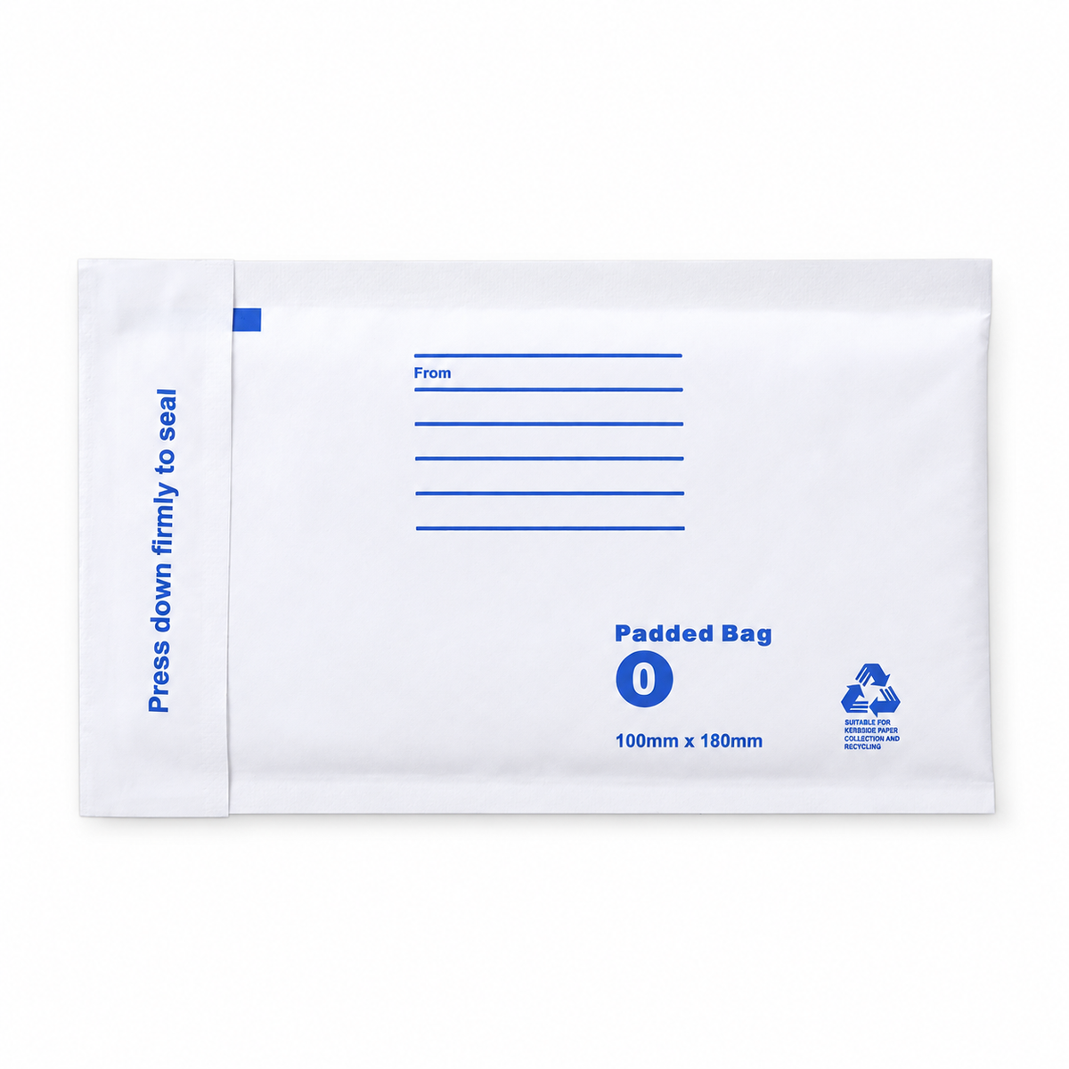 BubblePRO Bubble Mailer 00 100mm x 180mm White