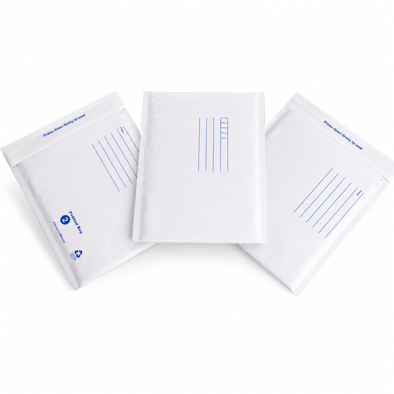 25pcs Bubble Padded Envelope 02 215 x 280mm White