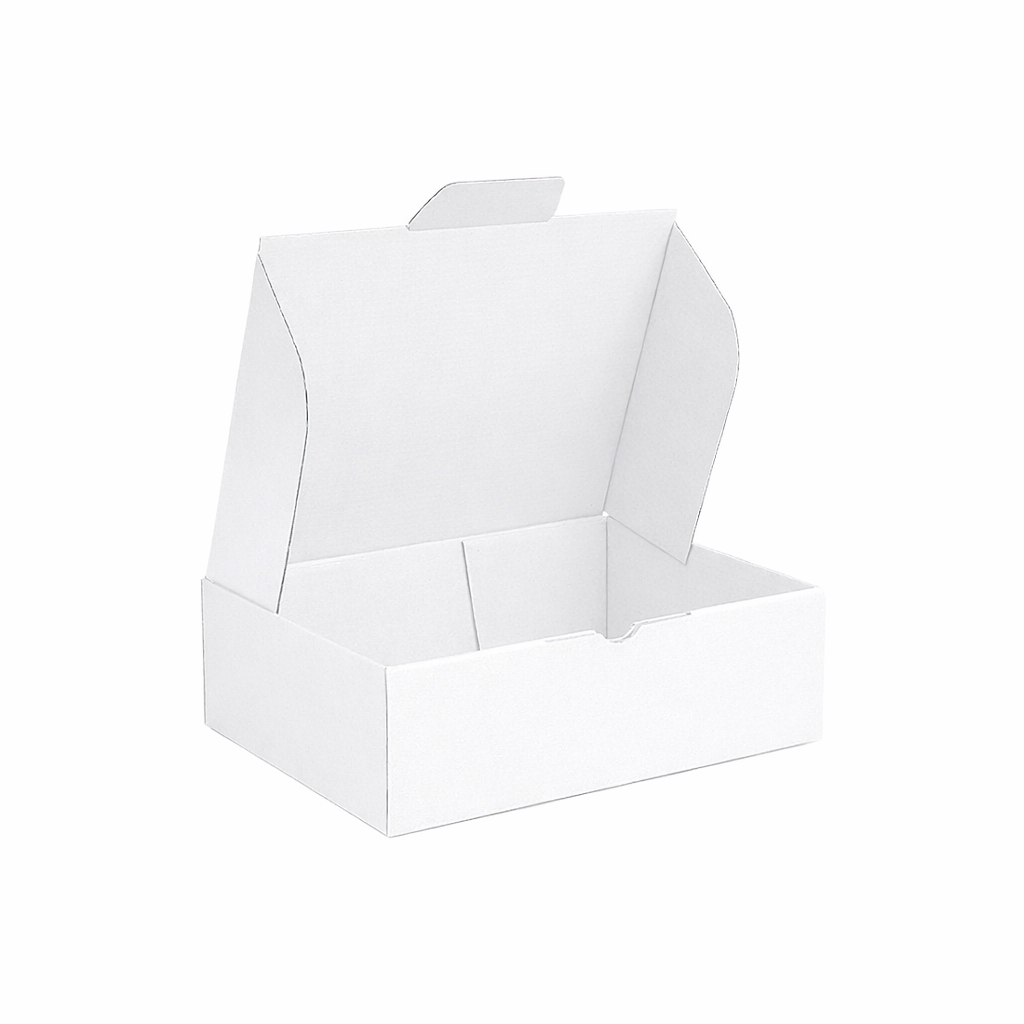 174 x 128 x 53mm White Die cut Mailing Box ECO Friendly B51