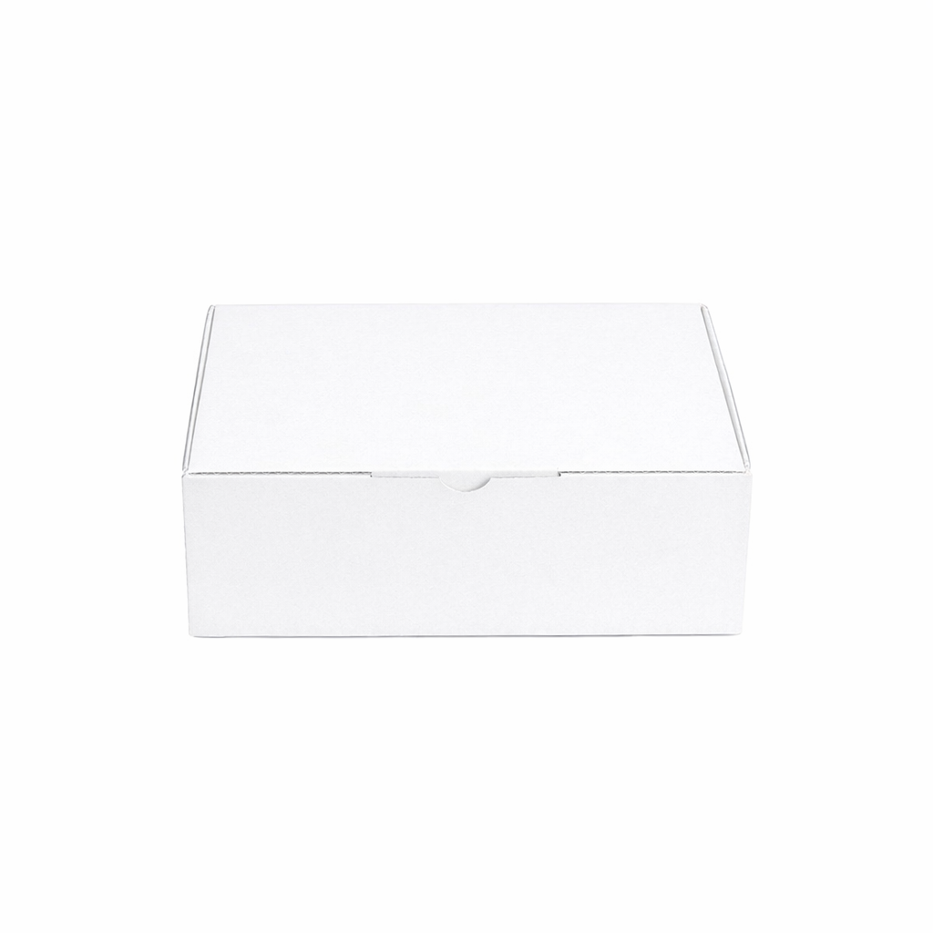 174 x 128 x 53mm White Die cut Mailing Box ECO Friendly B51