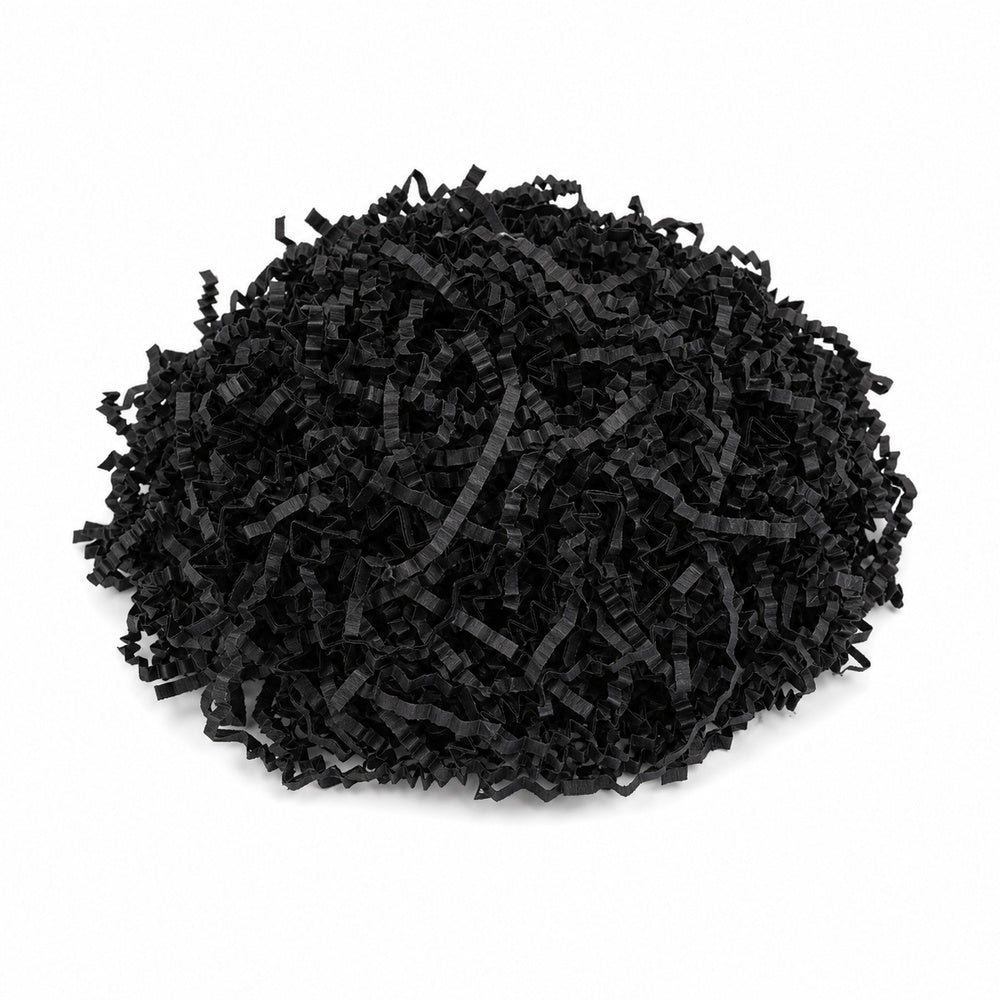 Black Shredded Paper Shreds Filler 1KG
